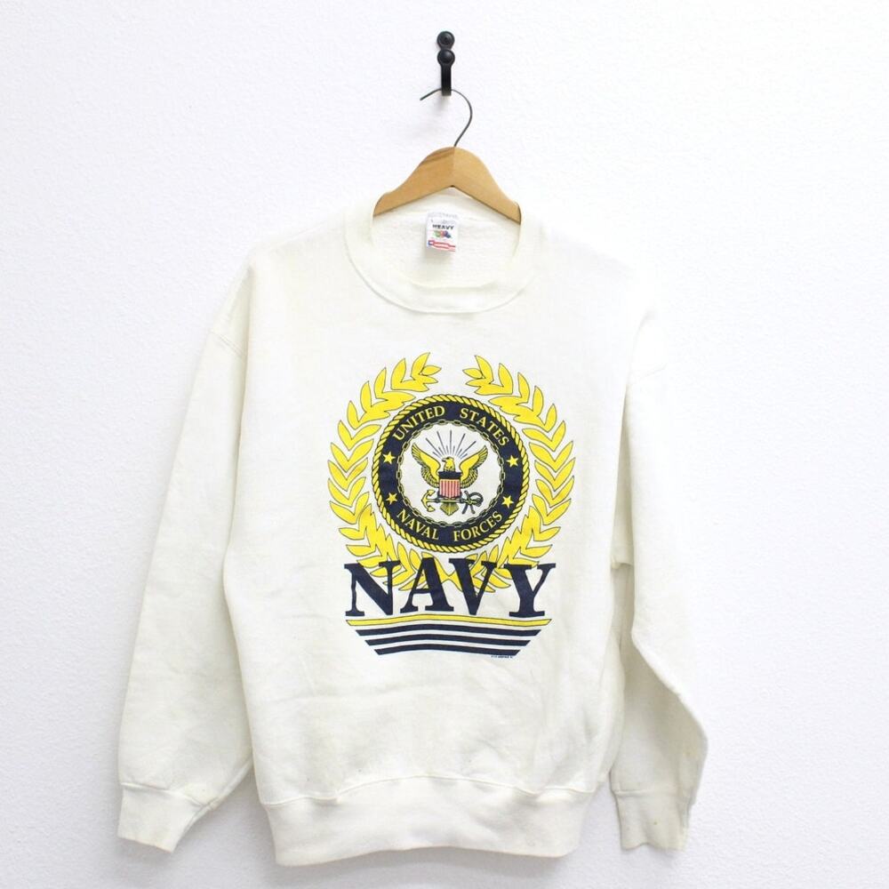Vintage United States Navy Sweatshirt Large